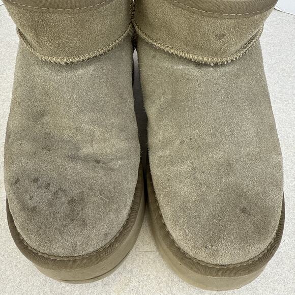 Women’s Ugg Classic Ultra‎ Mini Platform Booties Size EU 39 US 8 - Picture 9 of 10